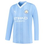 Thailandia Maglia Manchester City Home ML 2023 2024 Thailandia Maglia Manchester City Home ML 2023 2024